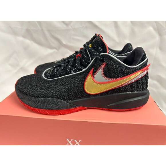 Nike LeBron XX 20 Trinity "Miami Heat" Collector Sneakers US Men Size 8 - Picture 3 of 5